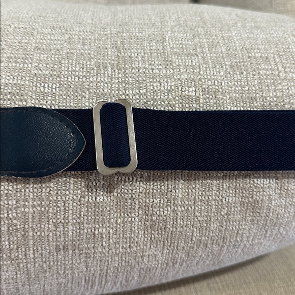 Sleek Navy Kids Belt with Silver Buckle - Picture 5 of 6